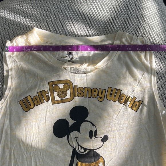 Disney Gold Mickey Mouse Women's Tank Top - Picture 7 of 10